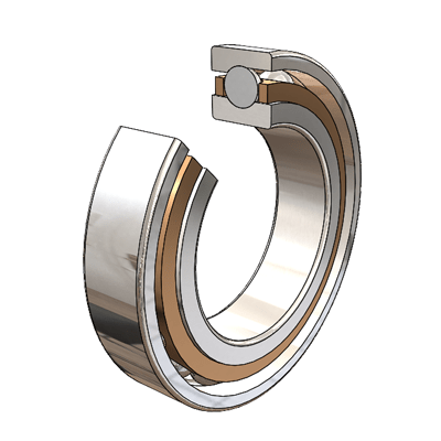 SCHEERER Four Point Angular Contact Ball Bearing Single Row(Metric Series)