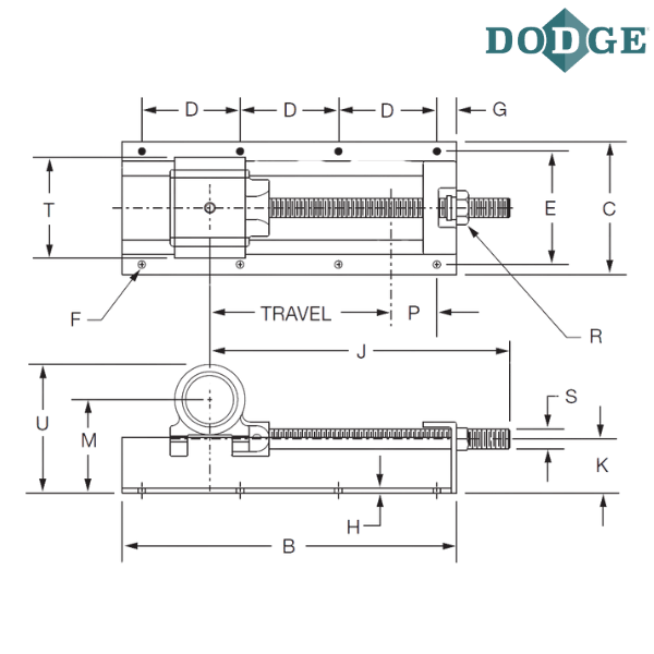 036196 DODGE - TUB-107-TUBRG