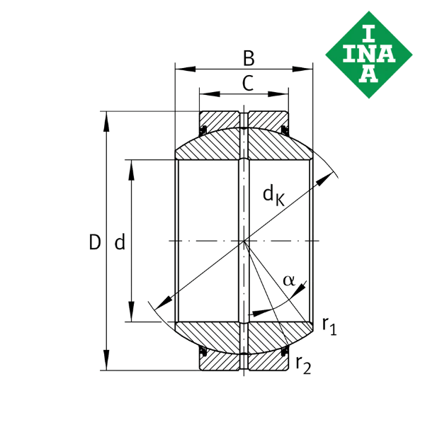 GE240-FO-2RS INA