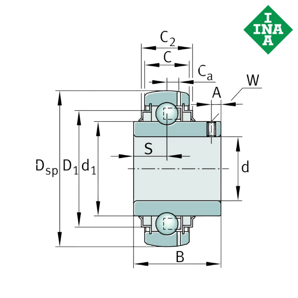 GY1104-206-KRR-B-AS2/ INA