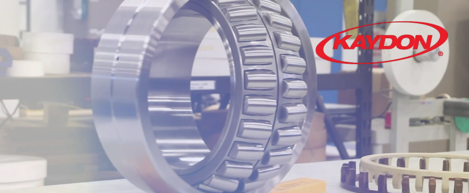 A heavy-duty Kaydon spherical roller bearing, a precision-engineered solution for demanding industrial applications like mining or steel.