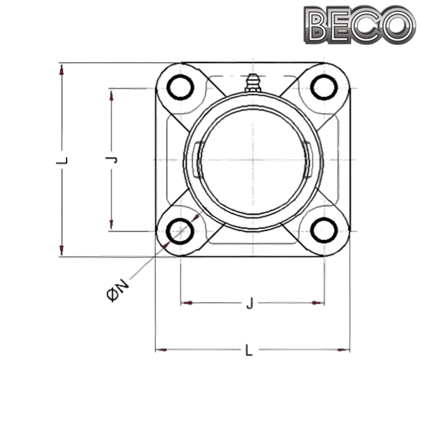 PLASTIC HOUSING F PL 204 BECO