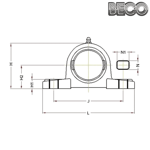 PLASTIC HOUSING P PL 208 BECO