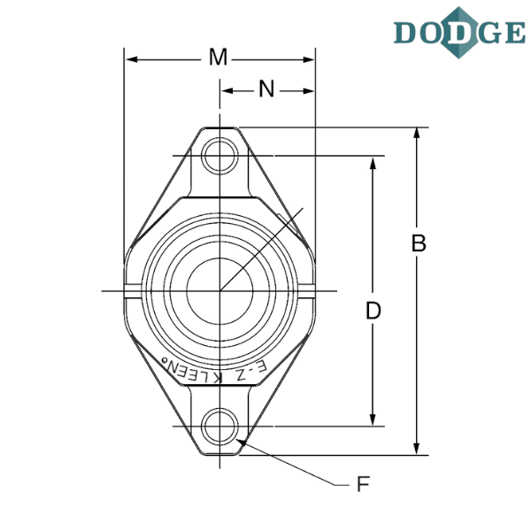 034727 DODGE - F2B-PSEZ-100-P