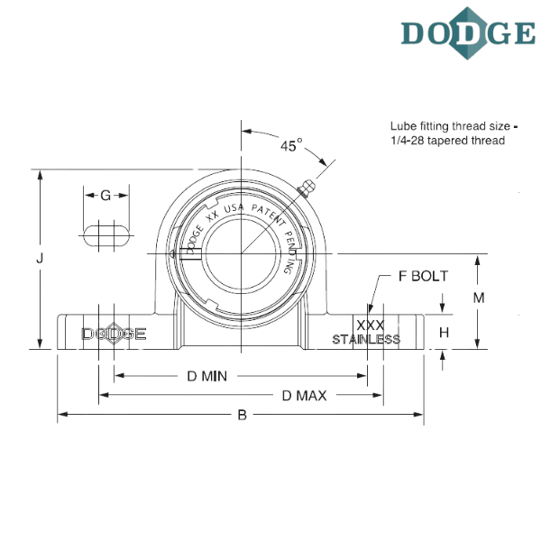 DODGE - P2B-GTEZ-104S-SHCR