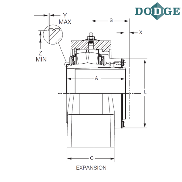 069500 DODGE - P2B-IP-208LE