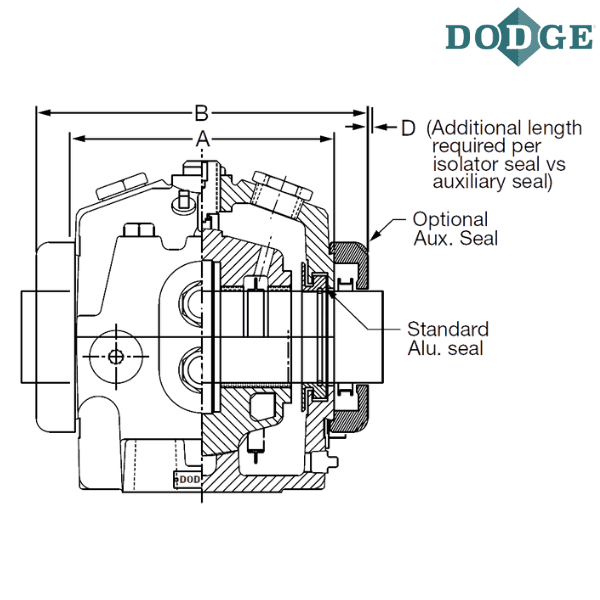434710 DODGE - 5 7/16 SLEEVEOIL BEARING ISOLATOR