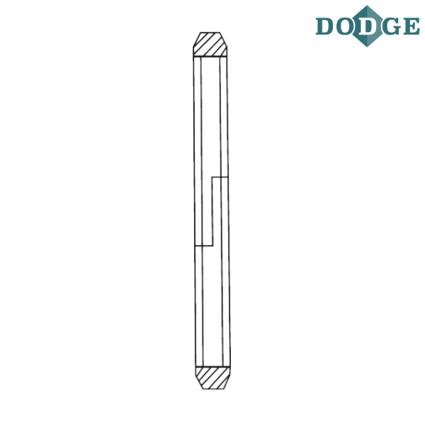 135295 DODGE - NO. 1000 TRAPEZOIDAL OIL RING