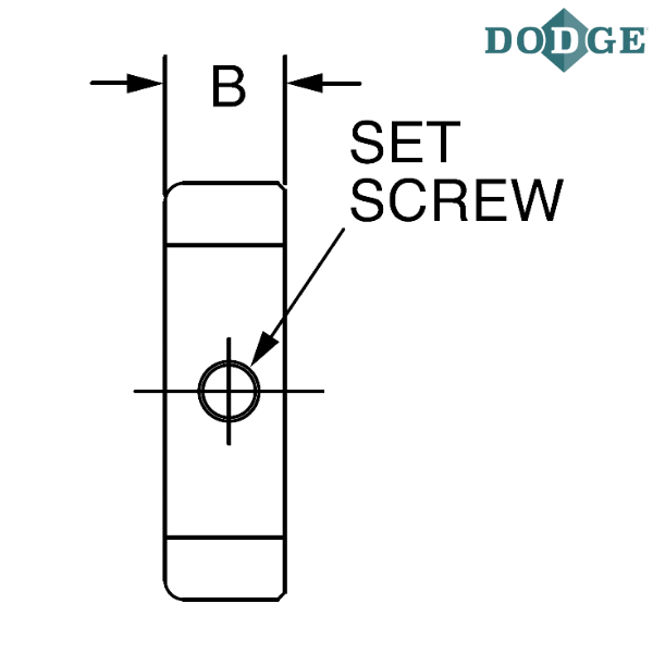 456225 DODGE - 1/8 SOLID S.S. COLLAR