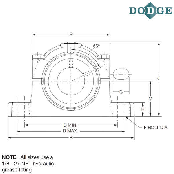037587 DODGE - P2B-516-TAF-212-R