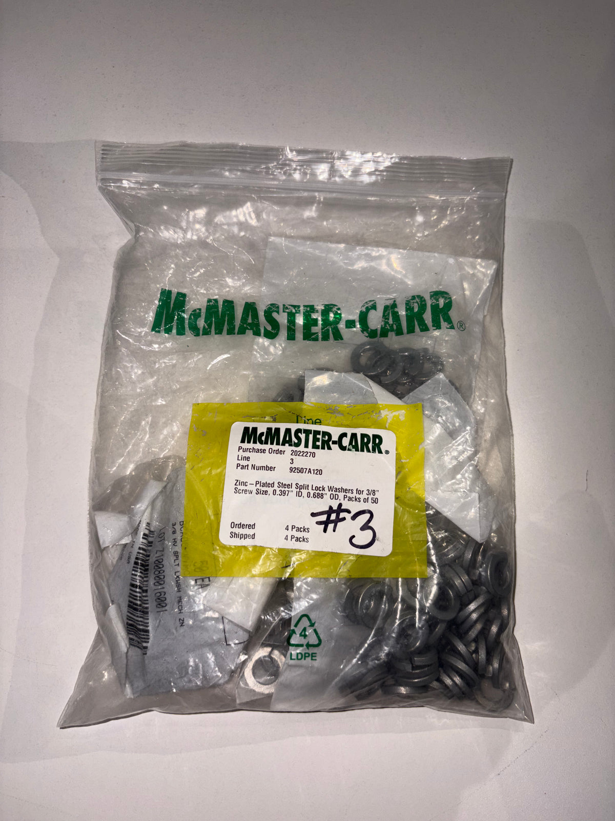 Submit your RFQ for McMaster-Carr