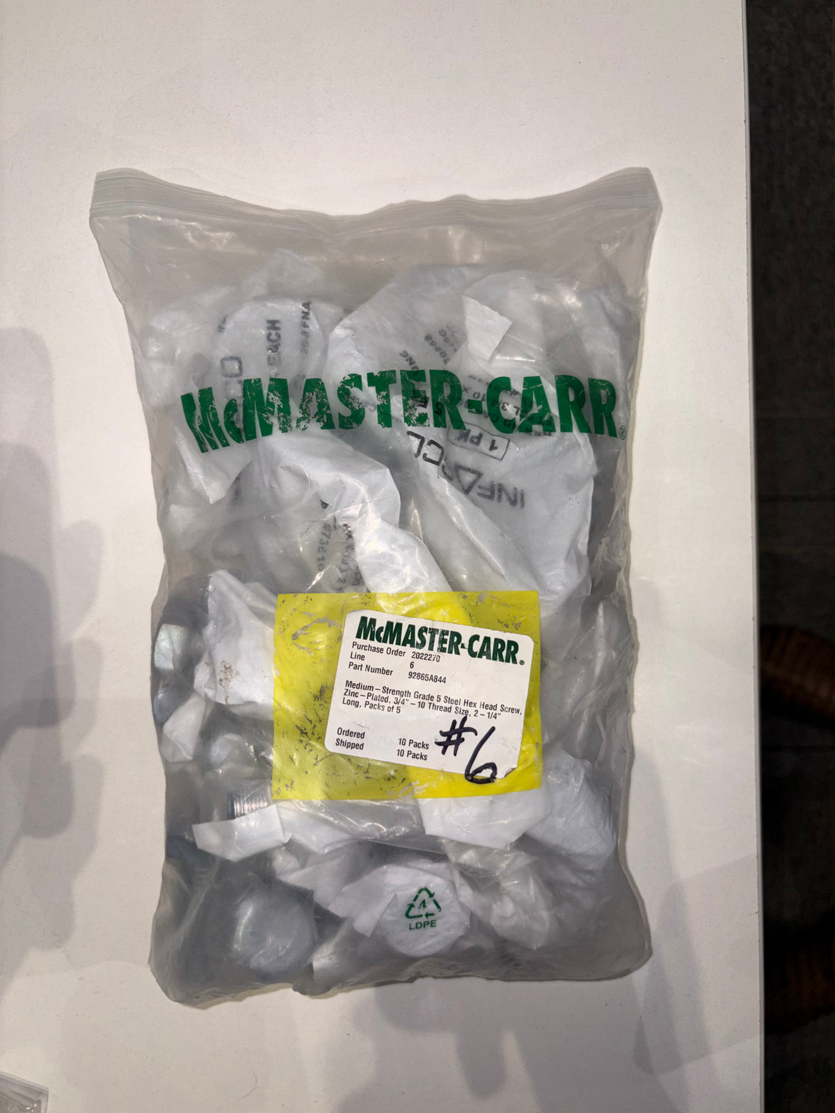Submit your RFQ for McMaster-Carr