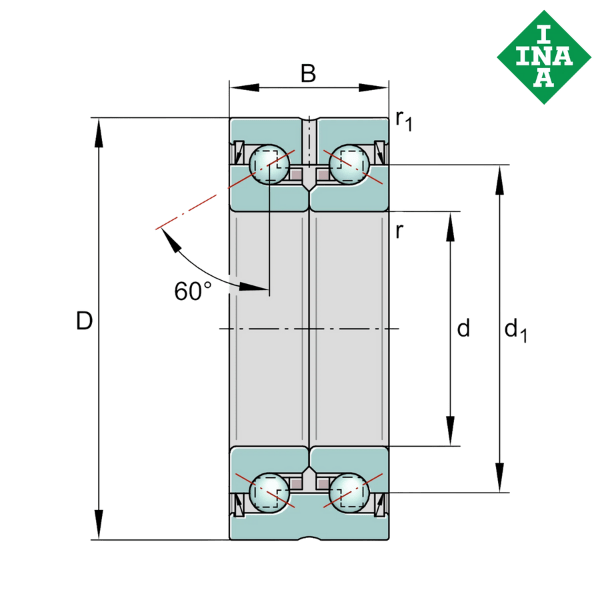 ZKLN3572-2RS-2AP-XL INA