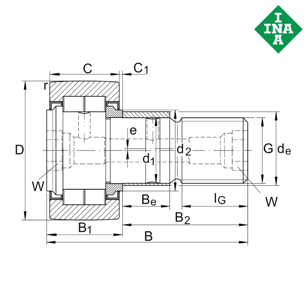 NUKRE40-A-NMT INA