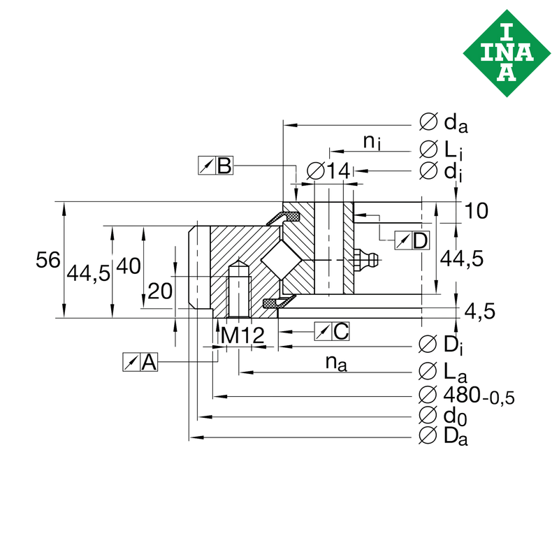 XSA140414-N-RR INA