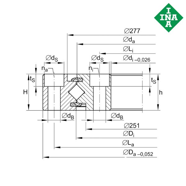 XU080264-R50-100 INA