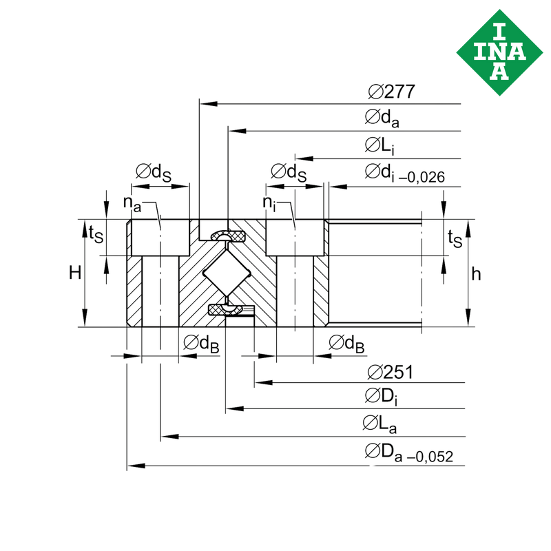 XU160405-ZT-L409 INA