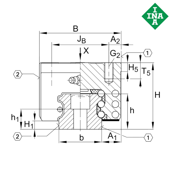 KUSE25-H-W1-G3-V1-L160 INA