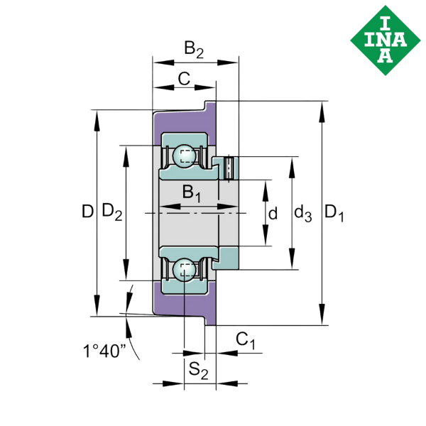 CRB20/76-XL INA