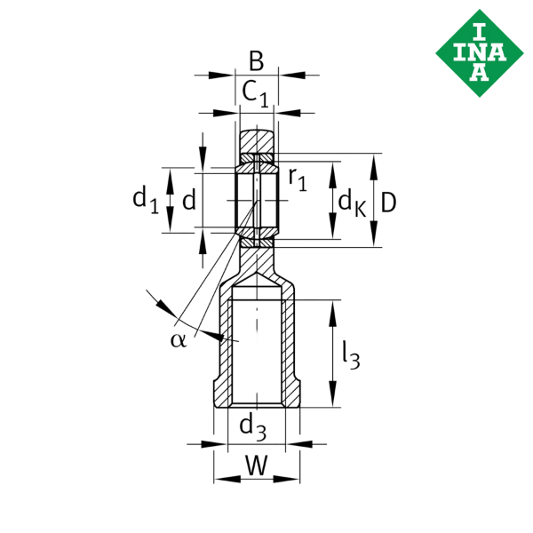 GIL80-UK-2RS-A INA