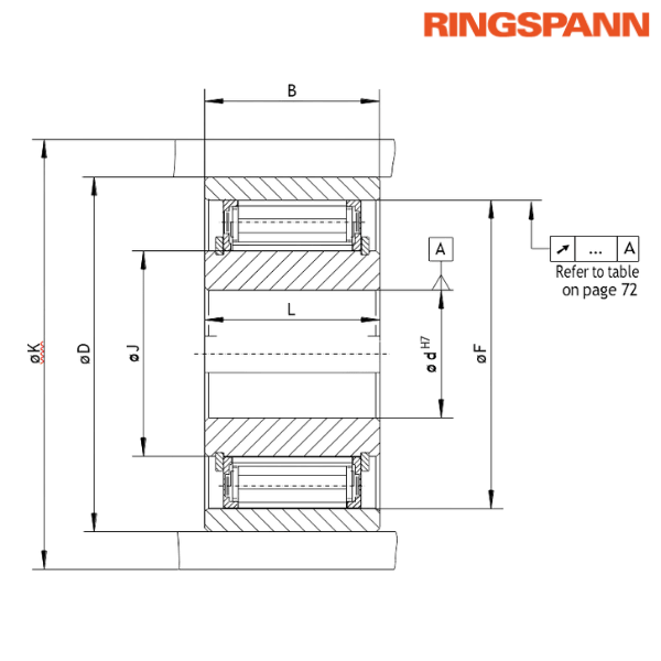 FXN 46 - 25/80 NX RINGSPANN