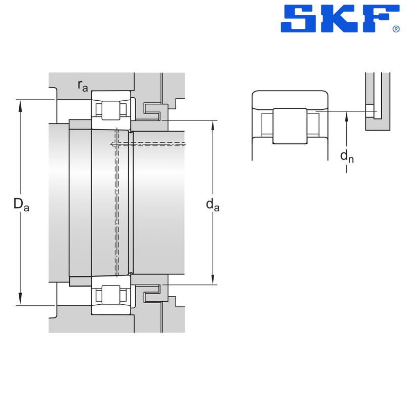 N 1017 KTN9/HC5SP SKF