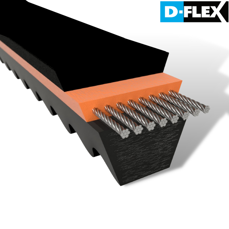 D-Flex BX 68 Raw Edge Cogged V-Belt