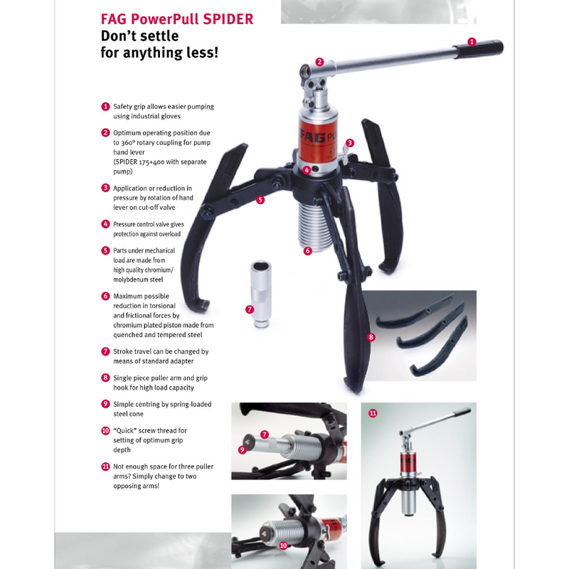 FAG Hydraulic Bearing Puller PULLER-HYD60-XL